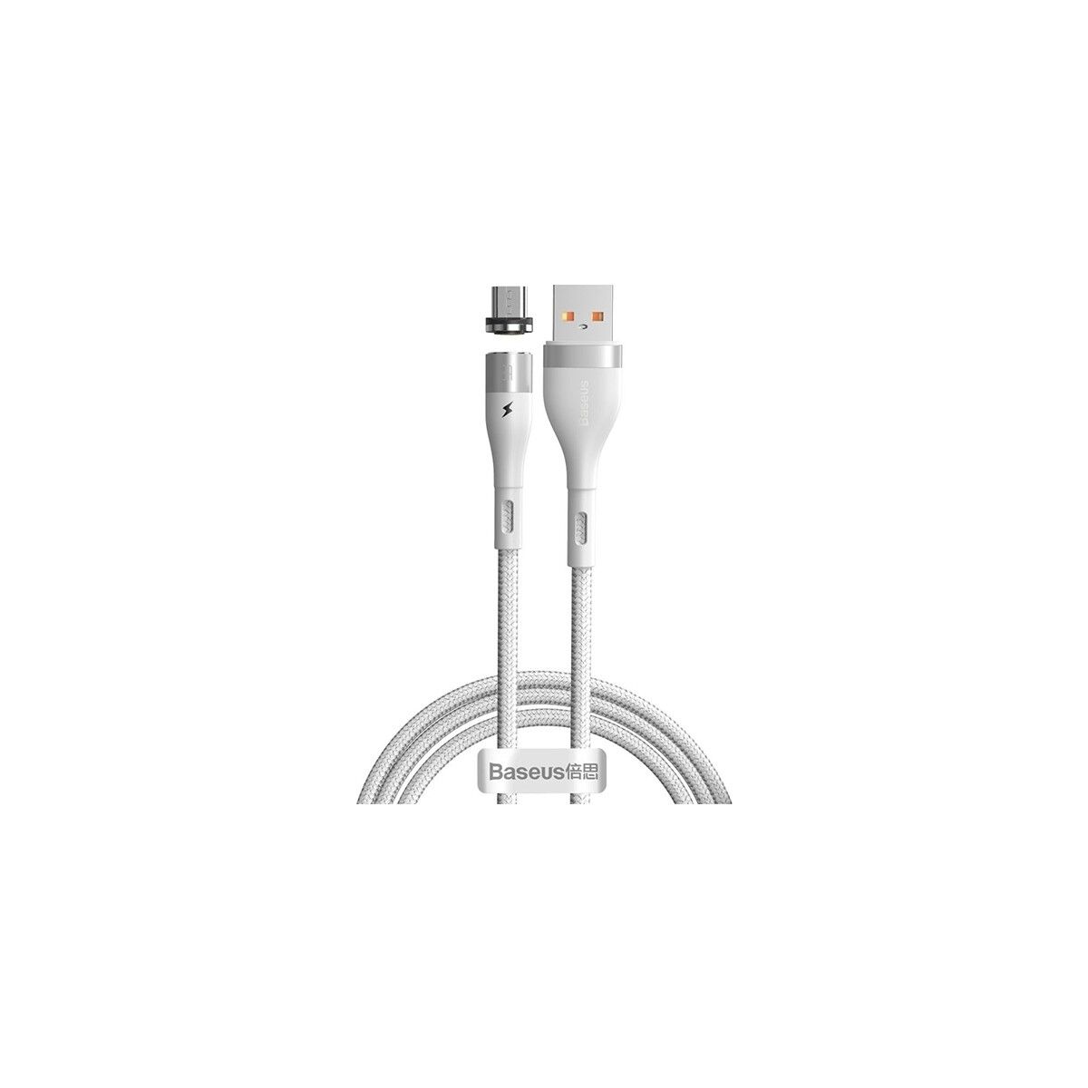 Baseus Zinc Safe Manyetik USB Kablo Şarj Android Micro 2.1A 1 mt CAMXC-KG2