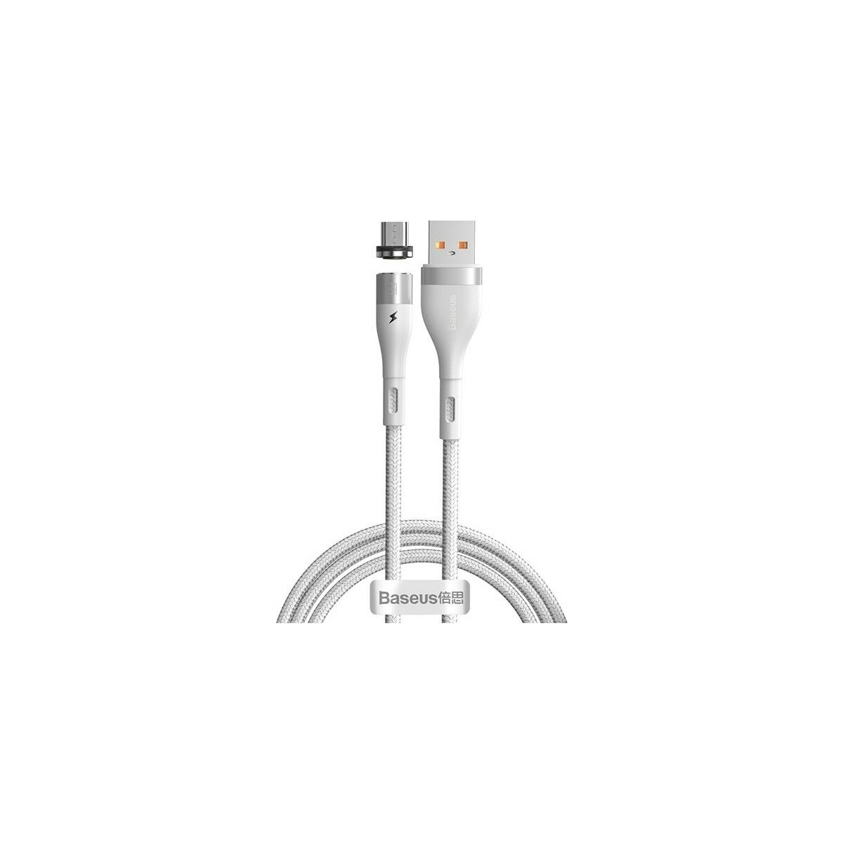 Baseus Zinc Safe Manyetik USB Kablo Şarj Android Micro 2.1A 1 mt CAMXC-KG2