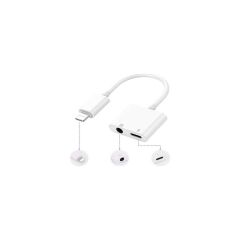 Adaman Iphone Tüm Seri Şarj Kulaklık Dönüştürücü 2in1 3.5mm Jack