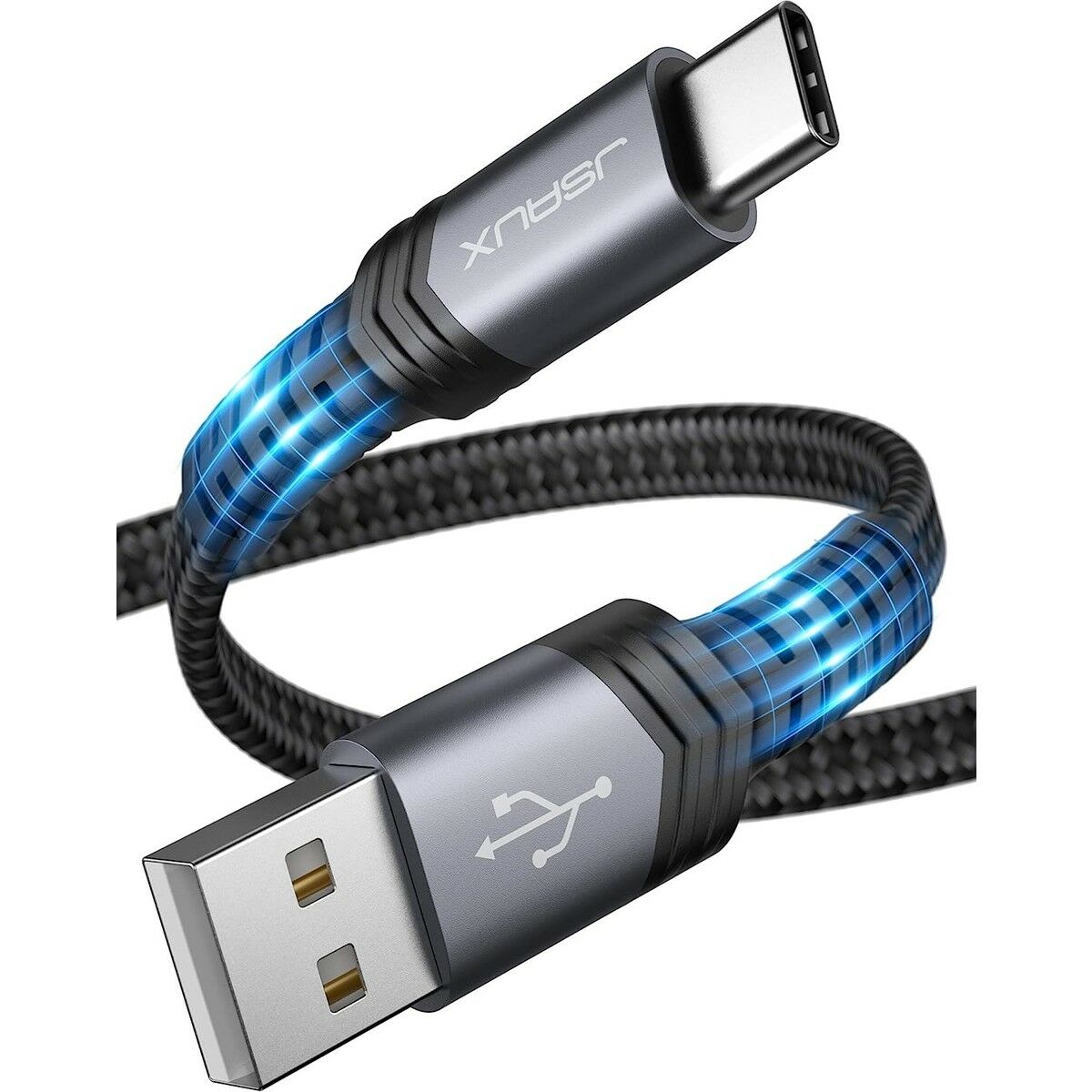 Jsaux Premium UZUN CC0008 60 Watt QC 3 Amper 2 Metre Type-C Süper Hızlı Şarj ve Data Aktarım Kablosu / iPhone 15 - 16 serisi uyumlu