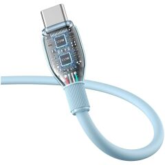 Baseus Pudding Serisi  MacBook , iPhone 15 Serileriyle Uyumlu Type-c To Type-C 100W Hızlı Şarj ve Data Aktarım Kablosu