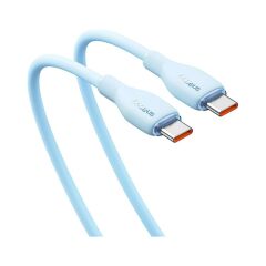 Baseus Pudding Serisi  MacBook , iPhone 15 Serileriyle Uyumlu Type-c To Type-C 100W Hızlı Şarj ve Data Aktarım Kablosu