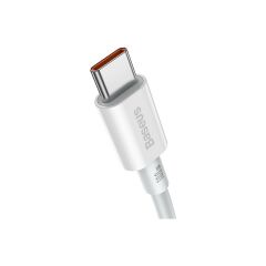 Baseus Superior 100W 100 cm Pd Type-C Şarj Kablosu Beyaz