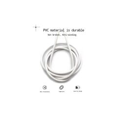 Adaman Premium 0,9 Metre Micro USB Hızlı Şarj ve Data Kablosu 2.4 Amper Beyaz