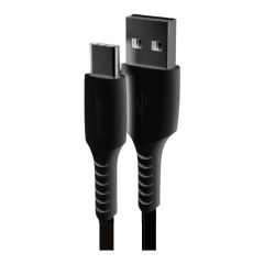 Jsaux CC0001  USB To Type-C Hızlı 3 Amper Şarj ve 480MBPS Data Aktarım Kablosu iphone 15 serisi uyumlu 1 metre siyah
