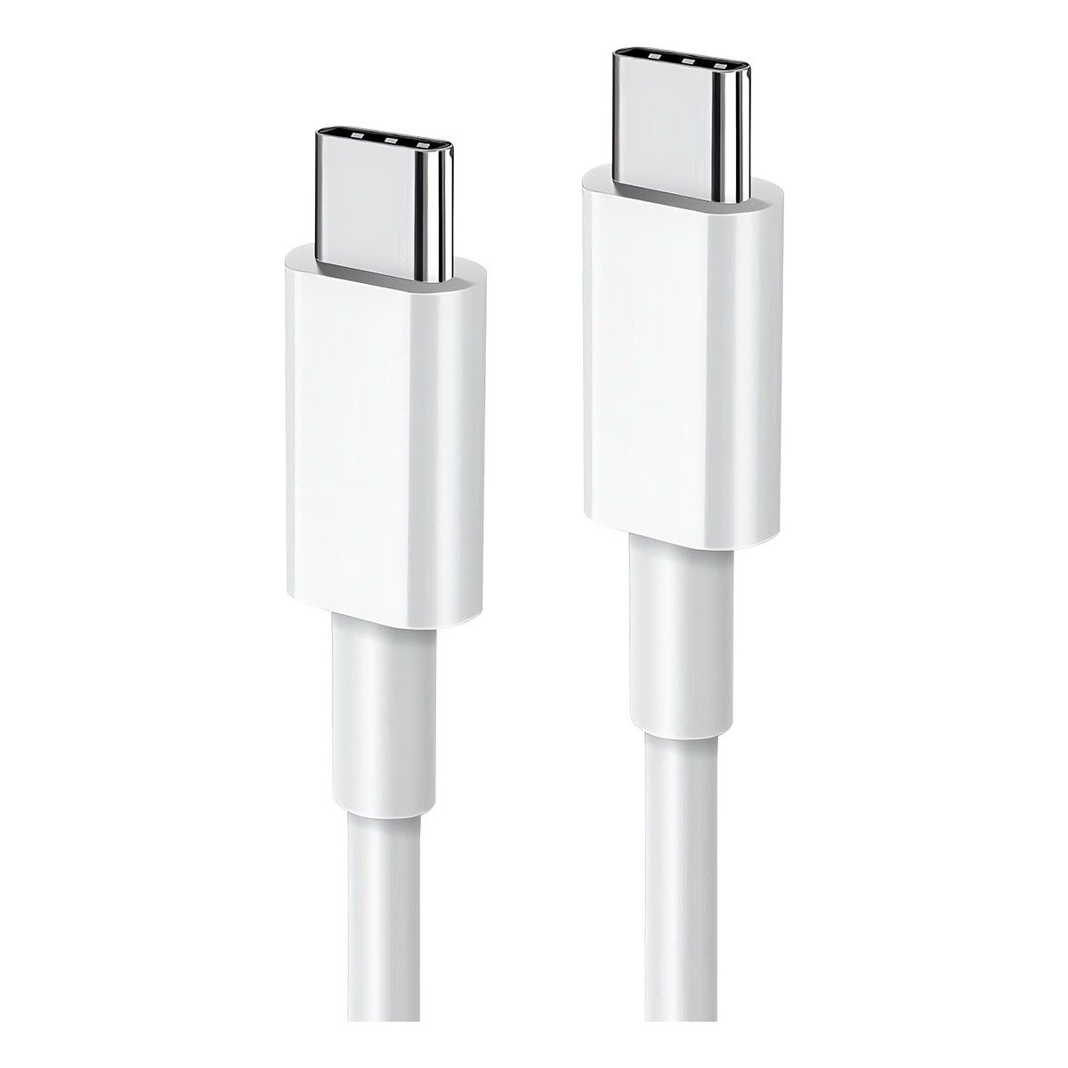 Adaman 100 cm 1MT 3.0 Hızlı Şarj ve Data Kablosu Type-C to Type- C Süper Hızlı Quick Şarj Kablosu - BEYAZ