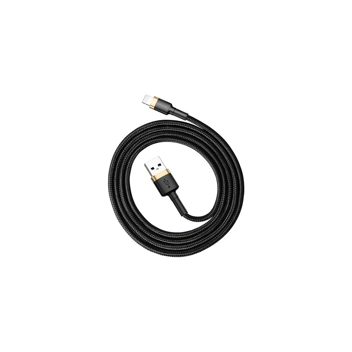 Baseus Cafule Serisi Lightning Kablosu 1 m Altın-Siyah