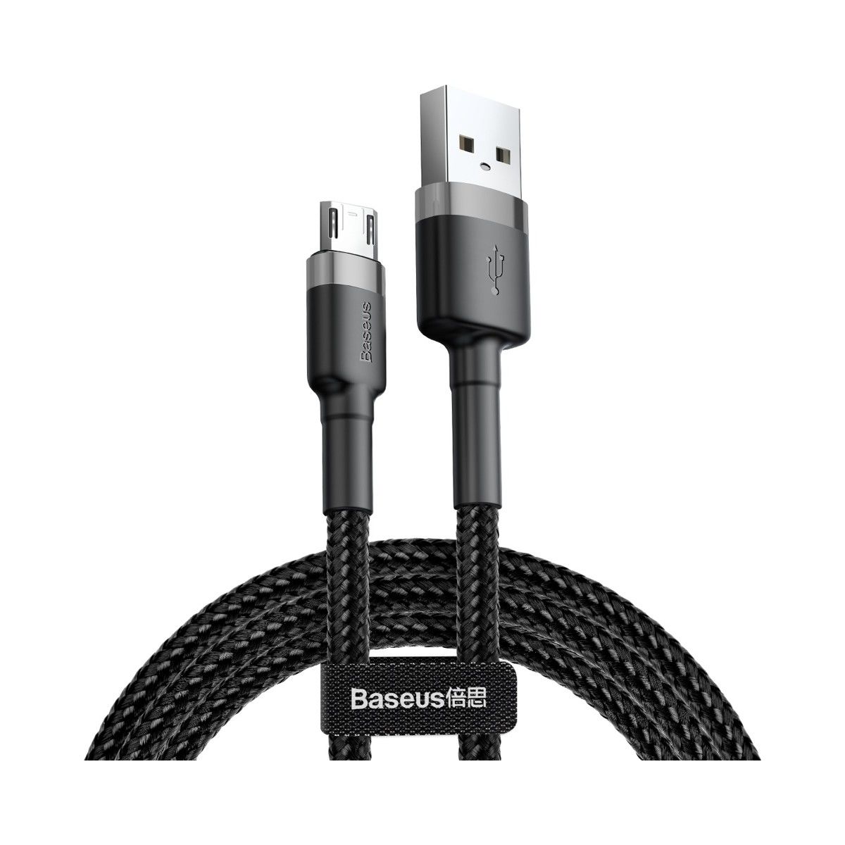 Baseus Camklf-Ag1 Cafule Micro USB 2.4A Data ve Şarj Kablosu 0.5m - Siyah