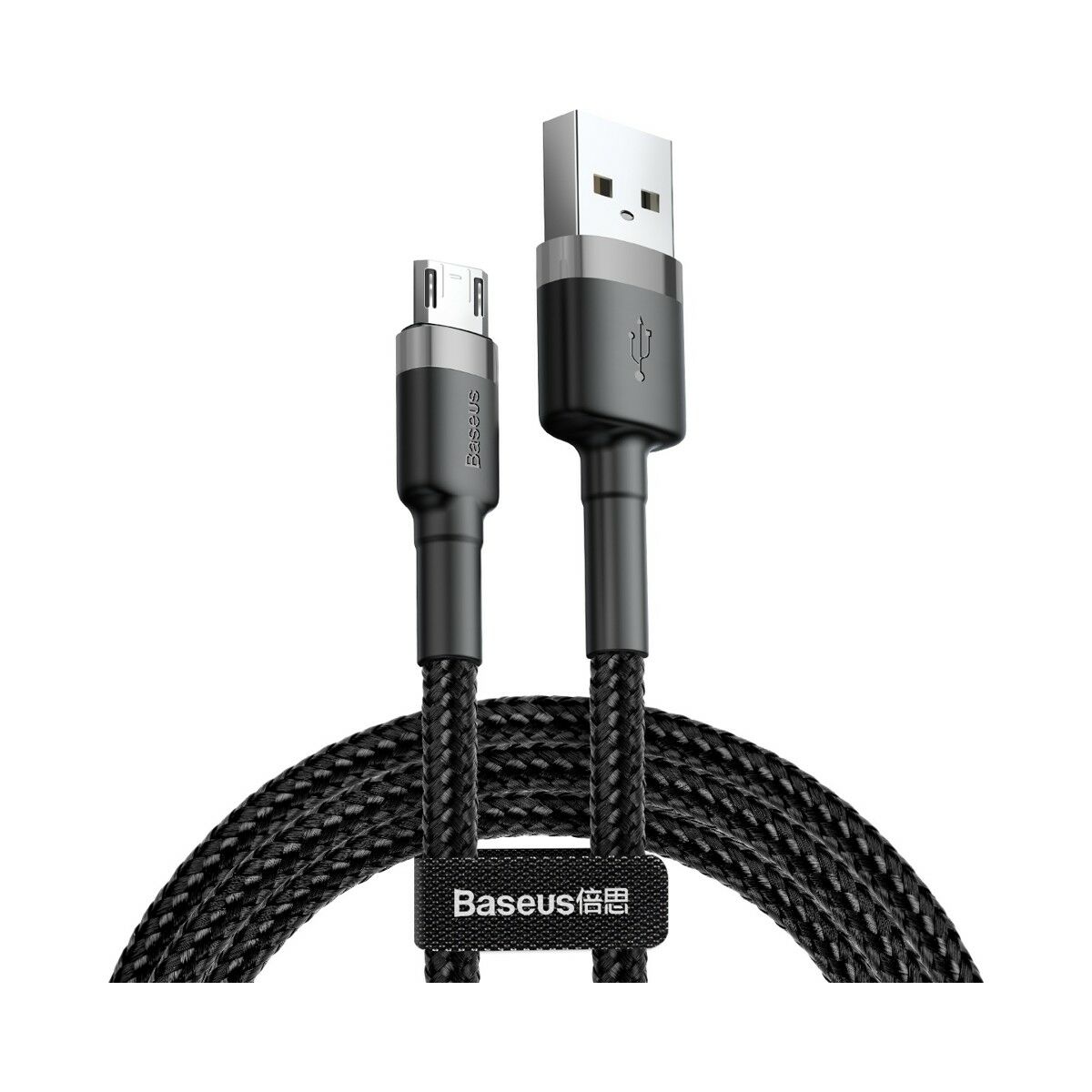 Baseus Camklf-Ag1 Cafule Micro USB 2.4A Data ve Şarj Kablosu 0.5m - Siyah