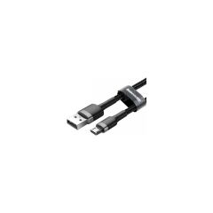 Baseus Camklf-Ag1 Cafule Micro USB 2.4A Data ve Şarj Kablosu 0.5m - Siyah