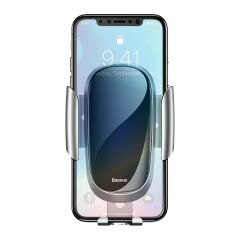 Baseus Future Gravity Araç Telefon Tutucu Gümüş Gri