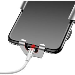 Baseus Future Gravity Araç Telefon Tutucu Gümüş Gri