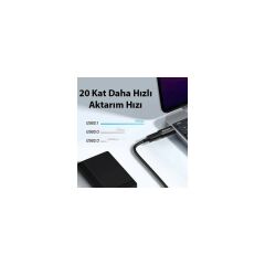 Baseus USB 3.1 To Type-C Otg Dönüştürücü Adaptör, 10 Gbps Veri Aktarım, Mini Type C Çevirici