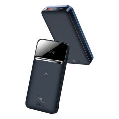 Baseus MgSafe 2022 Edition Overseas 20W 10.000 mAh Kablosuz Şarjlı Powerbank Mavi
