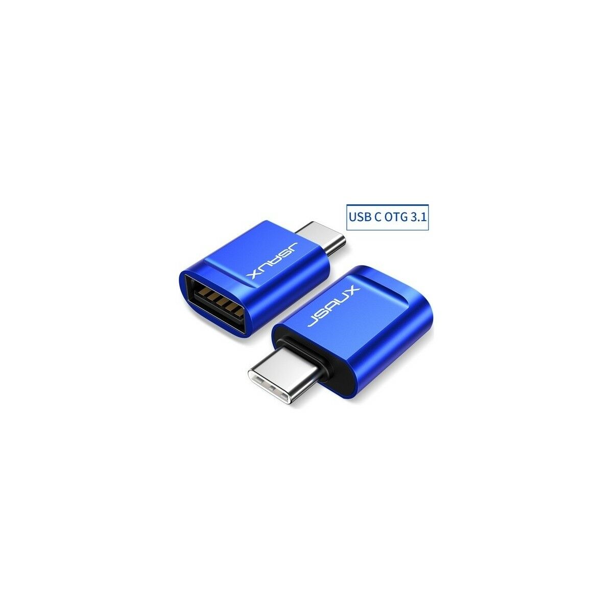 Jsaux Usb-C To USB Adaptörü , Type-c To Usb Dönüştürücü 1 Adet Mavi Aparat 5gbps USB3.0 Çevirici