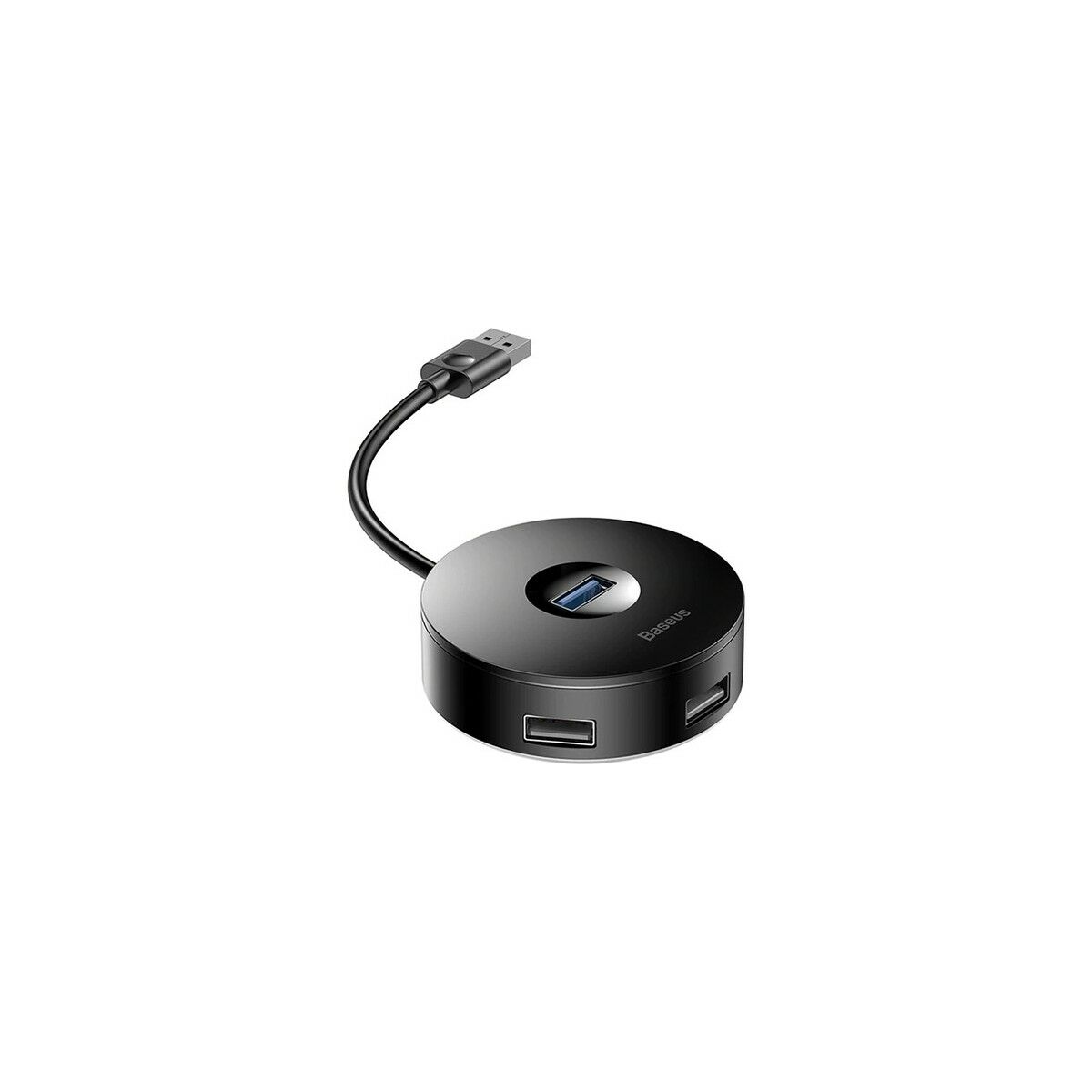 Baseus Round Box Serisi 1 USB 3.0 3 USB 2.0 Çıkışlı Yüksek Hızlı Hub Adaptör CAHUB-F01 SİYAH