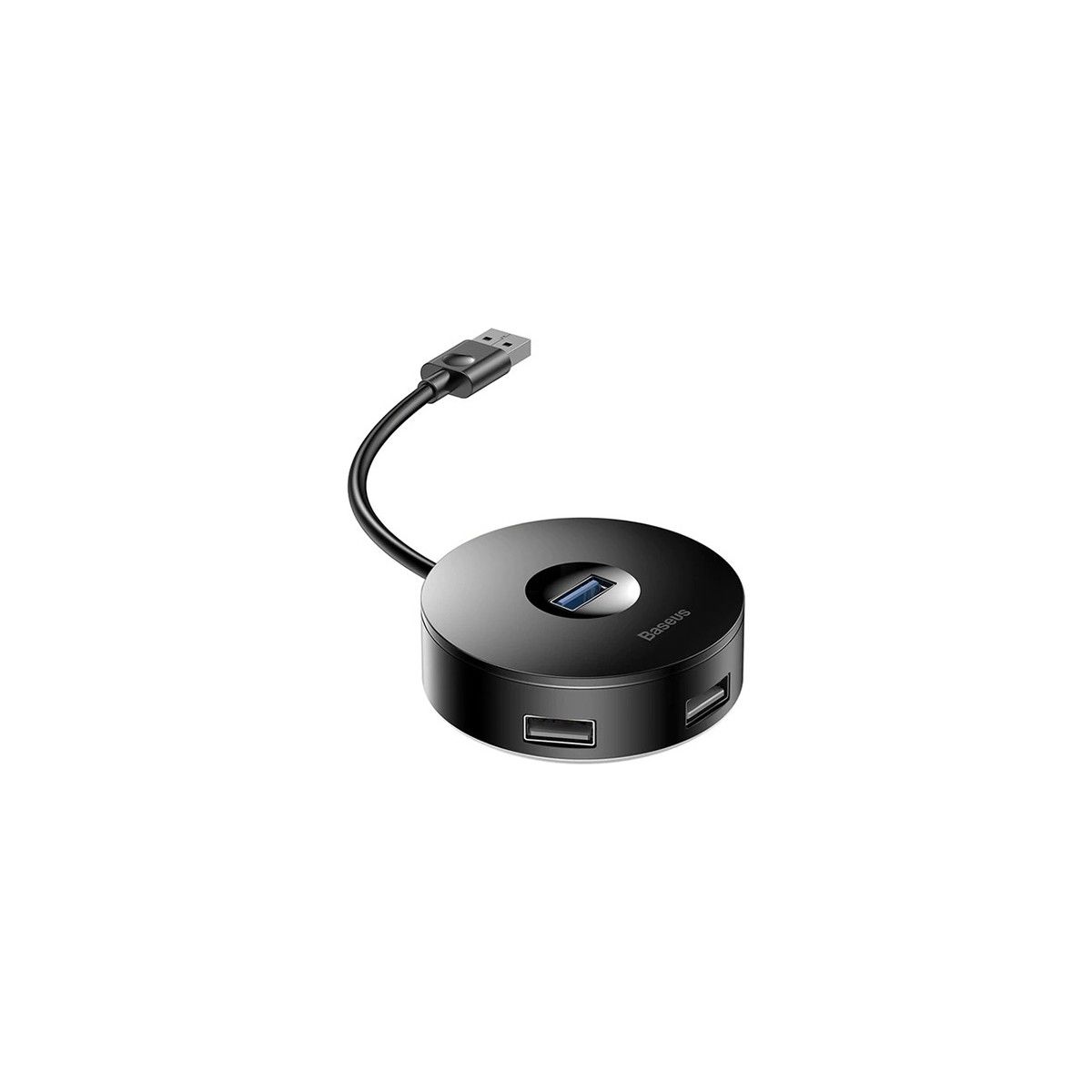 Baseus Round Box Serisi 1 USB 3.0 3 USB 2.0 Çıkışlı Yüksek Hızlı Hub Adaptör CAHUB-F01 SİYAH
