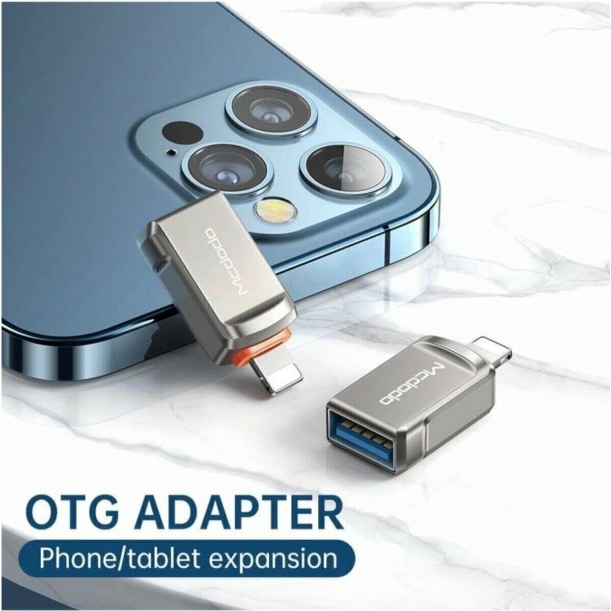Mcdodo OT-8600 Iphone Için Otg Veri Data Aktarımı Için Adaptör Lightning Alüminyum Yüksek Kalite