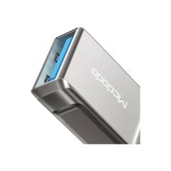 Mcdodo Ot-8600 Usb'Den Lightning'E Dönüştürücü Soket-Gri