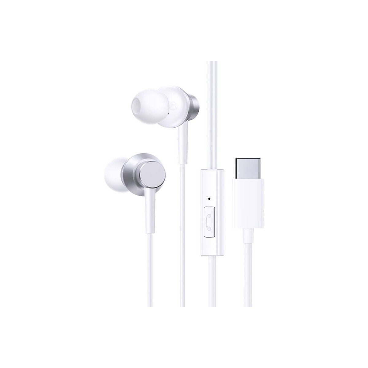 Baseus Encok CZ11 Type-C Mikrofonlu Kulaklık-Beyaz HBCV00005XR60T