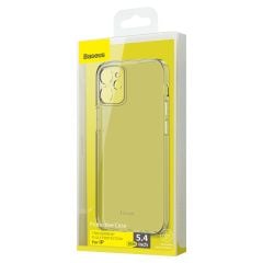 Baseus iPhone 12 Mini Transparent Kamera ve Köşe Korumalı Şeffaf Kılıf
