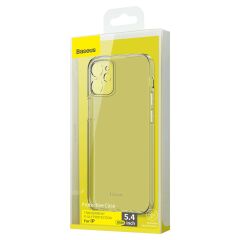 Baseus iPhone 12 Mini Transparent Kamera ve Köşe Korumalı Şeffaf Kılıf