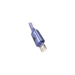 Baseus 1.2m 2.4A Ultra Hızlı Iphone Lightning Şarj ve Data Kablosu Iphone 14,13,12 Şarj Kablosu