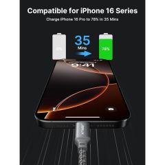 Jsaux 100W Süper Hızlı Usb C - Usb C Kablosu Type-C Hızlı Şarj Kablosu CC005013G