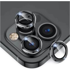 Adaman iPhone Uyumlu 12 Pro Uyumlu Kamera Mercek Lens Koruyucu SİYAH