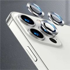 Adaman iPhone Uyumlu 11 Pro Uyumlu Kamera Mercek Lens Koruyucu GÜMÜŞ