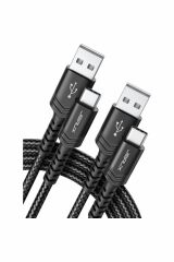 Premium Serisi Usb-A To Type-C 2 Metre Uzun Hızlı Şarj ve Data Kablosu CC0011