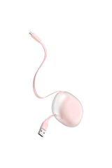 Lets Go Little 2a Makaralı 100 Cm Type-c Kablo Pembe