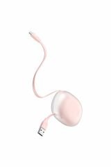 Lets Go Little 2a Makaralı 100 Cm Type-c Kablo Pembe