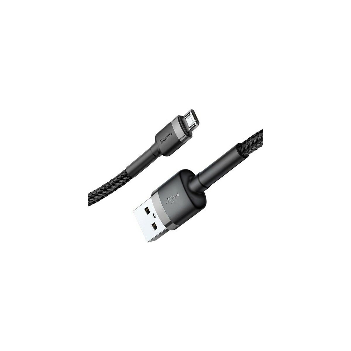 Baseus CAMKLF-BG1 Cafule Micro USB 2.4A Kablo 1 mt - Gri/Siyah HBV00000NK3BB