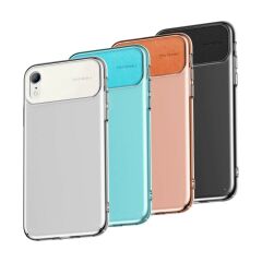 Baseus  Comfortable Series Apple iPhone Xr Kılıf WIAPIPH61-SS Açık Mavi