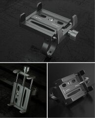 Adaman Kr01 Bisiklet Motorsiklet Gidon Telefon Tutucu,metal Vidalı