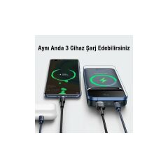 Baseus 20W 10000MAH Magsafe Manyetik Kablosuz Taşınabilir Powerbank, Iphone 12,13,14 Serisi Uyumlu