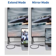 Jsaux 4K Displayport  Dp To HDMI Kablo Adaptörü 2mt Dp HDMI UHD 4K@30Hz/2K@60/1080P@120 Naylon Dp - Hdtv Tek Yönlü Kablo Dell, Projektör, Masaüstü, Amd, Nvıdıa, Lenovo, Hp, Thinkpad Uyumlu CV0047