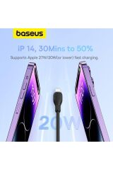 Pudding Serisi Type-C to Lightning iP Kablosu 20W Hızlı Şarj 1,2m iPhone 14 13 12 11 X uyumlu