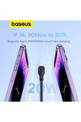 Pudding Serisi Type-C to Lightning iP Kablosu 20W Hızlı Şarj 1,2m iPhone 14 13 12 11 X uyumlu