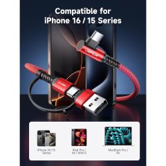 Jsaux Usb C Kablo 100W 3 Metre Hızlı Dik Açılı CC0052