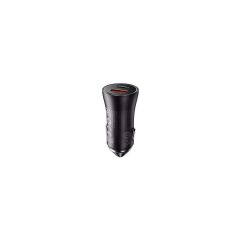 Baseus LED Işıklı Dual 60W Ultra Hızlı Araç Şarjı Type-C+ USB Araç Çakmaklık Şarjı