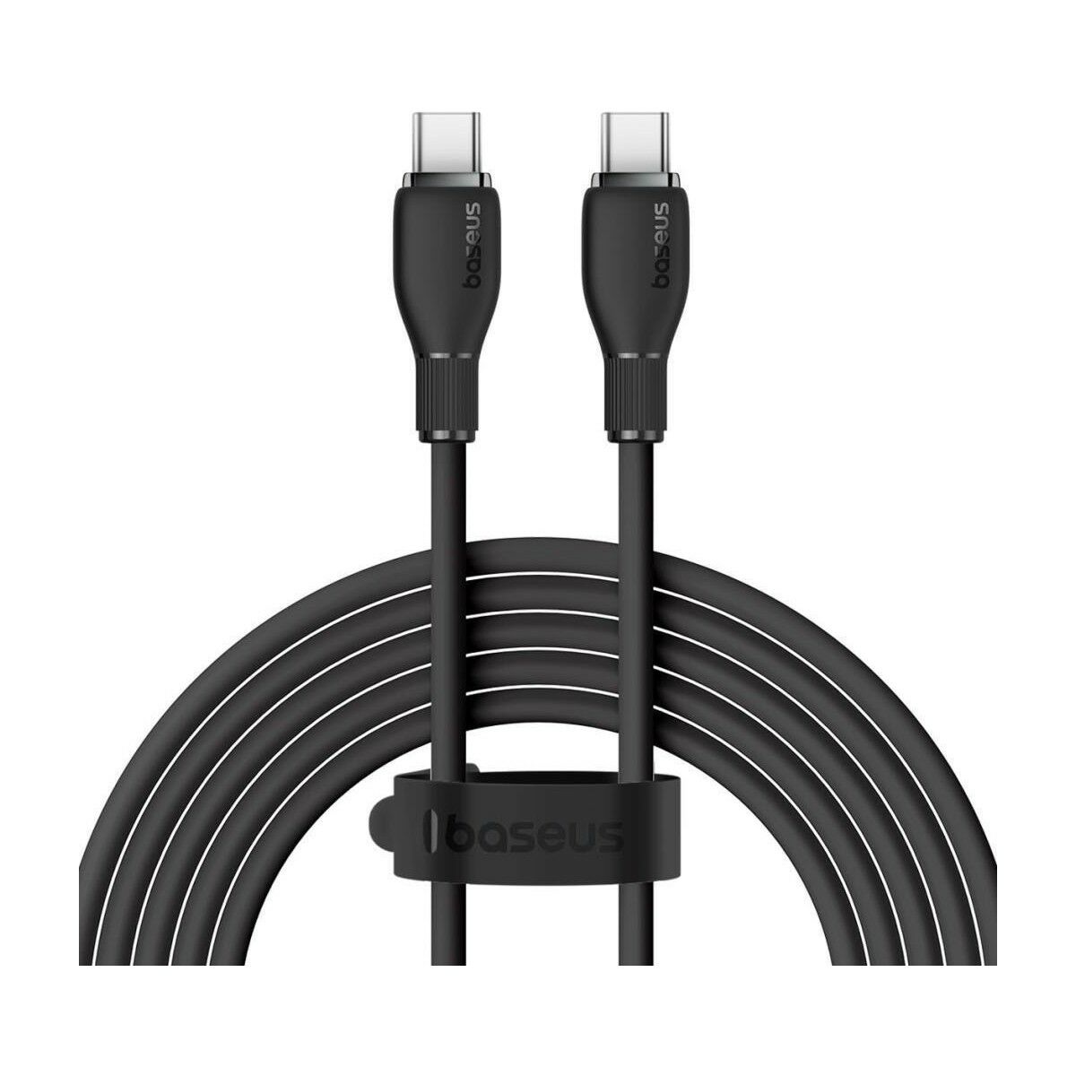 Baseus Mega Hızlı 1.2mt 100W Type-C To Type C Şarj Kablosu, Akım ve Isı Korumalı Type C Kablo, Pc, Tablet, Telefon