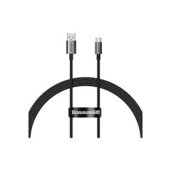 Baseus 1mt 6A 100W Mega Hızlı USB To Type C Şarj ve Data Kablosu, Akım ve Isı Korumalı Type C Kablo