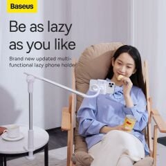 Baseus Unlimited, Masaüstü Katlanabilir Klipli Cep Telefonu Tutucu Stand, Siyah