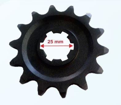 ÖN DİŞLİ ATV 14T - 520 İÇ 25 mm UZUNLUK 39 mm