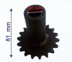 ÖN DİŞLİ ATV 18T - 428 İÇ 20 mm UZUNLUK 81 mm TM