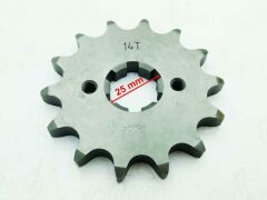 ÖN DİŞLİ ATV 14T - 530 İÇ 25 mm 2 DELİKLİ ÖM