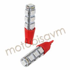 DİPSİZ 13 LED'Lİ AMPUL KIRMIZI - MOD-10 ---- adet