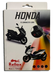 HONDA ışıklı LOGO / MAVİ